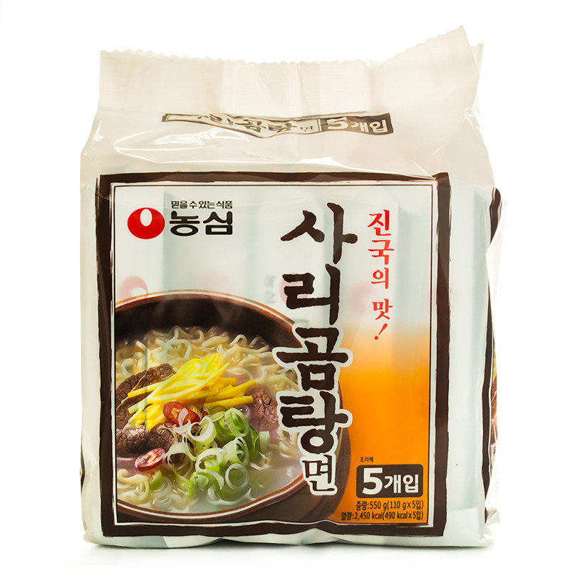 韩国进口农心骨汤拉面5袋