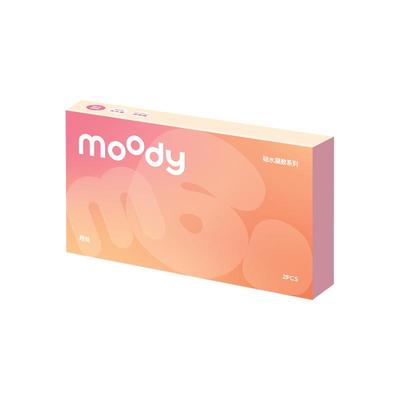 moody疯狂动物城合作硅水凝胶美瞳水生芍药月抛高透氧隐形眼镜
