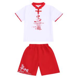 六一儿童表演服装幼儿园国风衣服男童中国少年演出服小学生舞蹈服