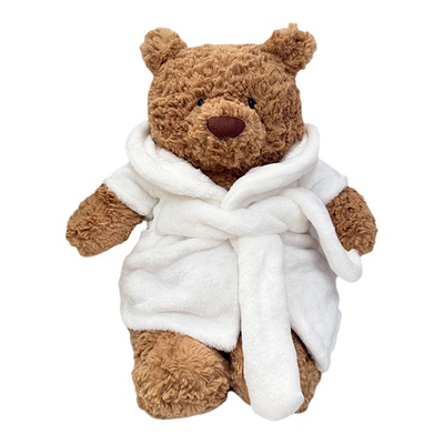 巴塞罗熊衣服36cm28cm浴袍娃衣