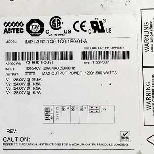 询价-雅达ASTEC  iMP1-3R-1Q-1Q-1R-01-A