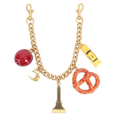 coaoh麻将桃心五角星包饰链挂饰