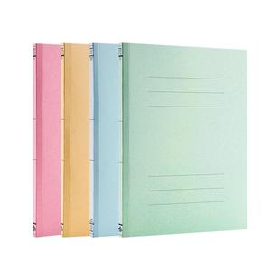 nakabayashi仲林 日本进口A4全纸质文件夹双孔资料收纳册背幅调节大容量1000张如意伸缩夹资料册办公收纳plus