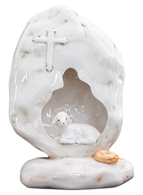 德化陶瓷高温彩绘饰品摆件