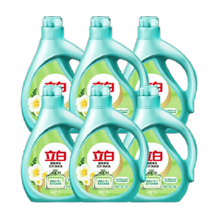 立白洗衣液柔顺香氛洗衣液1kg*6瓶高定清香小苍兰