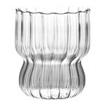 小众ins风胖嘟嘟冰美式咖啡杯牛奶拿铁玻璃杯设计感中古饮料杯子