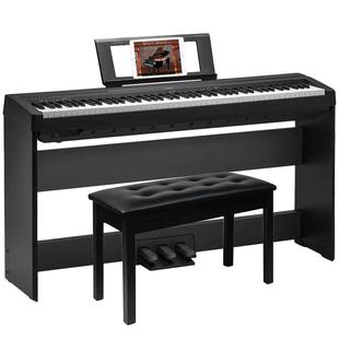 雅马哈电钢琴P145B P48B专业便携88键重锤键初学家用儿童电子钢琴