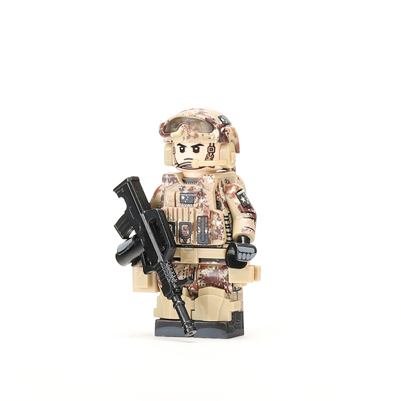 蛟龙突击队特种兵积木人仔