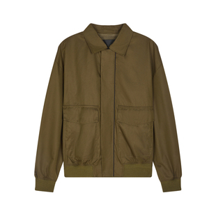 速写男装秋冬新款休闲宽松飞行员夹克设计感舒适时尚外套上衣