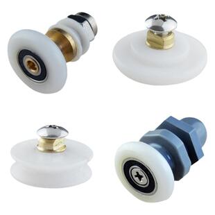 迪福德 淋浴房滑轮浴室玻璃门吊轮老式移门轮配件圆弧推拉门滚轮