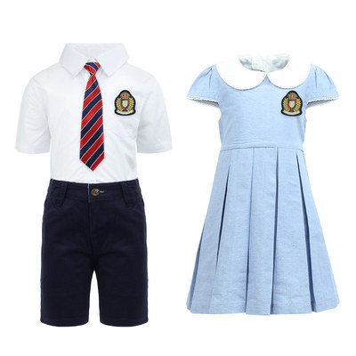 新款男女连衣裙学院风校服套装