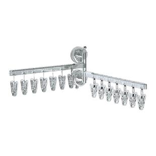 吸盘晾衣架折叠飘窗阳台窗户家用玻璃壁挂内衣收纳神器袜子晾晒架