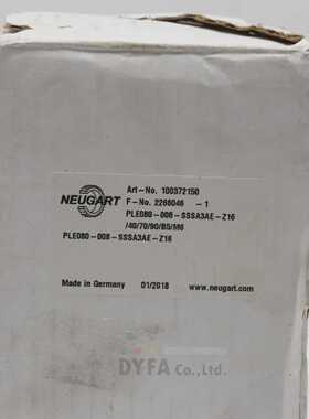 NEUGART NIB PLE080-008-SSSA3AE-Z16 Planetary Gearbox 8:1 for