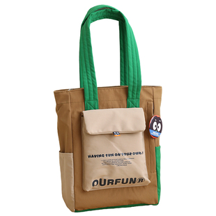 2026年新款大容量文件袋学生补课手提袋结实耐用帆布布袋子男生初中生多层多功能补习袋高中女生牛津布通勤包