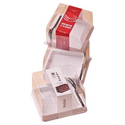 咸奶油红丝绒黑森林蛋糕西点盒