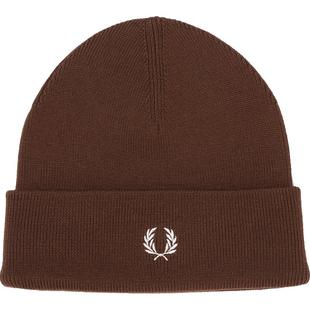 FRED PERRY男士休闲帽子冬季圆顶麦穗刺绣羊毛套头帽潮C8161