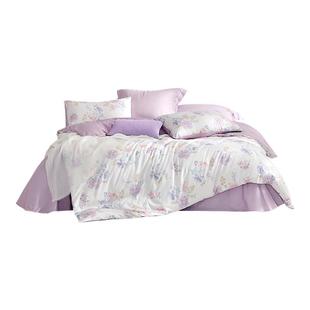 罗莱家纺2025新款全棉纯棉三件套床单被套被罩床上用品四件套