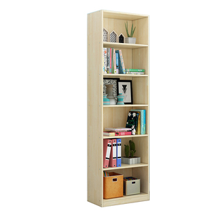 实木儿童书柜加高加厚松木书架自由组合手办柜置物柜文件柜玩具柜