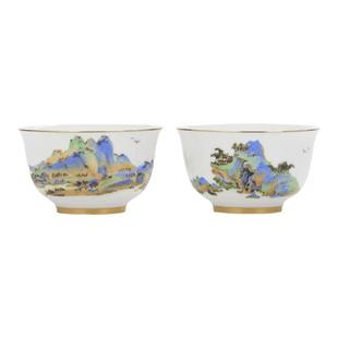 景德镇官方陶瓷茶杯对杯高档喝茶专用杯子茶盏品茗杯茶具送礼