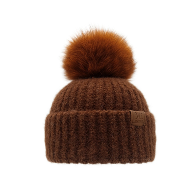 冰岛花少蓝色羊毛针织帽保暖冷帽