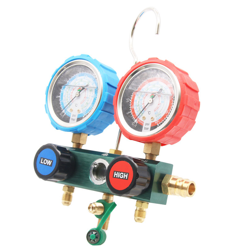 鸿森硅油双表套装汽车加氟工具