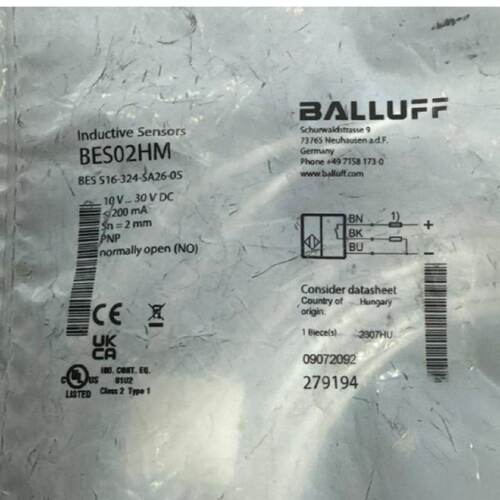 议价巴鲁夫BALLUFF电感式接近开关BES02HM BES 516-324-SA26-05