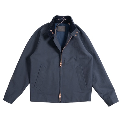 普普立领春秋行政老钱风夹克