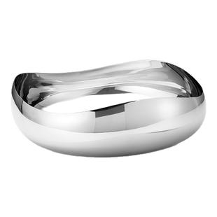 新年礼物GeorgJensen乔治杰生COBRA镂空果盘置物碗零食盘北欧摆件