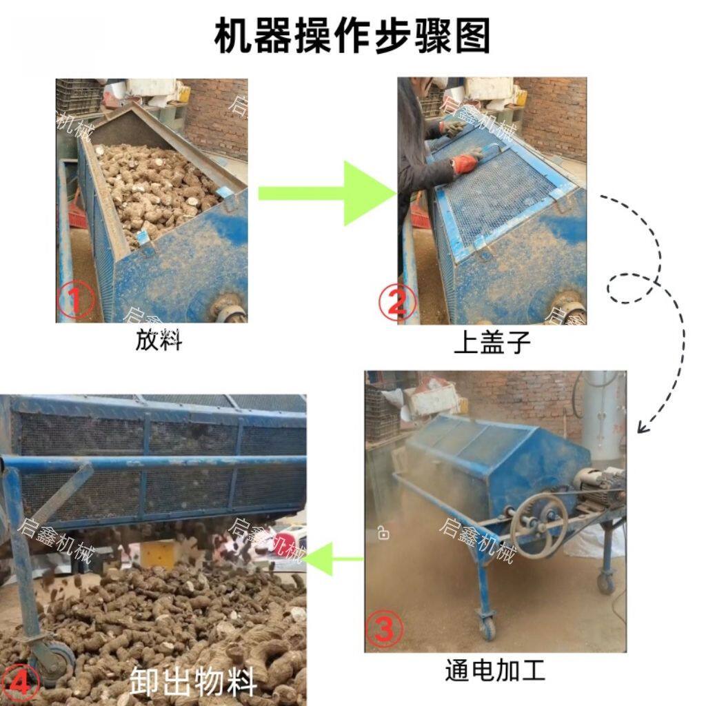 药材打毛清洗机白芨党参菖蒲射干骨碎补脱须机百部秦艽党参清洗机