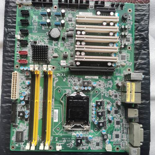 询凌华M-342工控机主板，Q67主芯片，上1155CPU