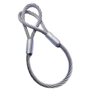 热镀锌不锈钢丝绳索具压制吊具无油铝合金起重钢缆绳拖车货车包邮