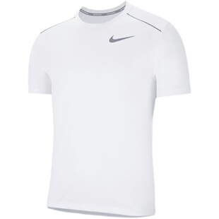 耐克Nike正品运动速干衣男宽松透气短袖跑步健身T黑AJ7566