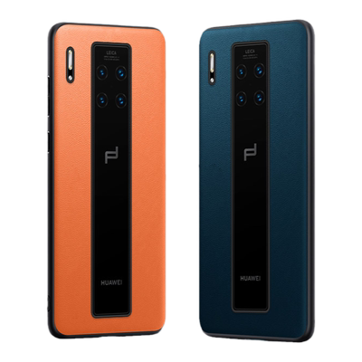 适用华为Mate30RS保时捷手机壳mate30Pro素皮保护套mate30全包防摔30E磨砂高级感por男士女新款硅胶软壳