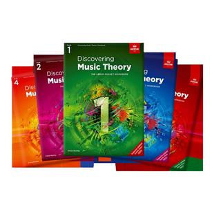 英皇考级 2020年版发现音乐理论 钢琴 全套共一至五卷 英文正版ABRSM乐谱书 Discovering Music Theory The ABRSM Workbook