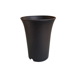 黑白色多肉磨砂盆绿植万象盆圆形老桩塑料加厚高腰玉露十二卷控根