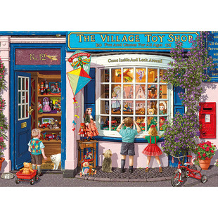 Gibsons欧洲进口拼图500片大片乡村玩具店成年成年减压益智玩具