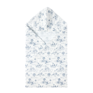 【新品】全棉时代婴儿抱被初生连帽款包单春夏薄棉被子宝宝用品