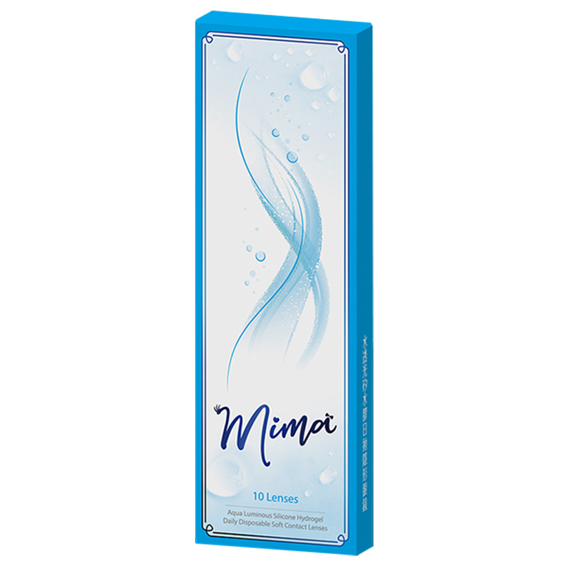 Mima日本隐形眼镜透明片透氧日抛10片硅水凝胶UniBeauty官网正品