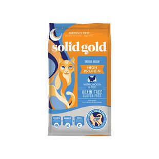 Solid Gold素力高金装金素鸡肉鲜肉美毛三文鱼成猫幼猫猫粮5.44kg