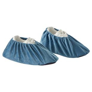 家用绒布鞋套反复使用加厚耐磨室内布料学生儿童可洗成人防滑脚套