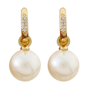 施家珍珠耳夹无耳洞女秋冬新款气质真多麻耳环耳坠轻奢高级感耳饰