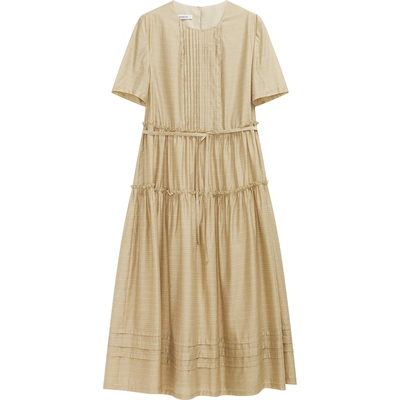 【播奥莱】播法式掐腰连衣裙长裙女25新款海边漂亮裙子DDS2LD5914