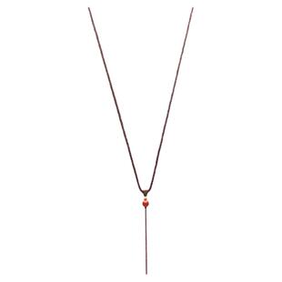 可调节挂吊坠的绳子朱砂纯手编吊坠玉坠挂绳玉佩项链绳挂件绳细款