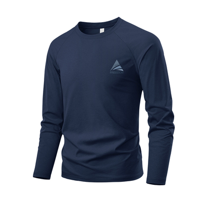 真维斯长袖男t恤速干宽松男款