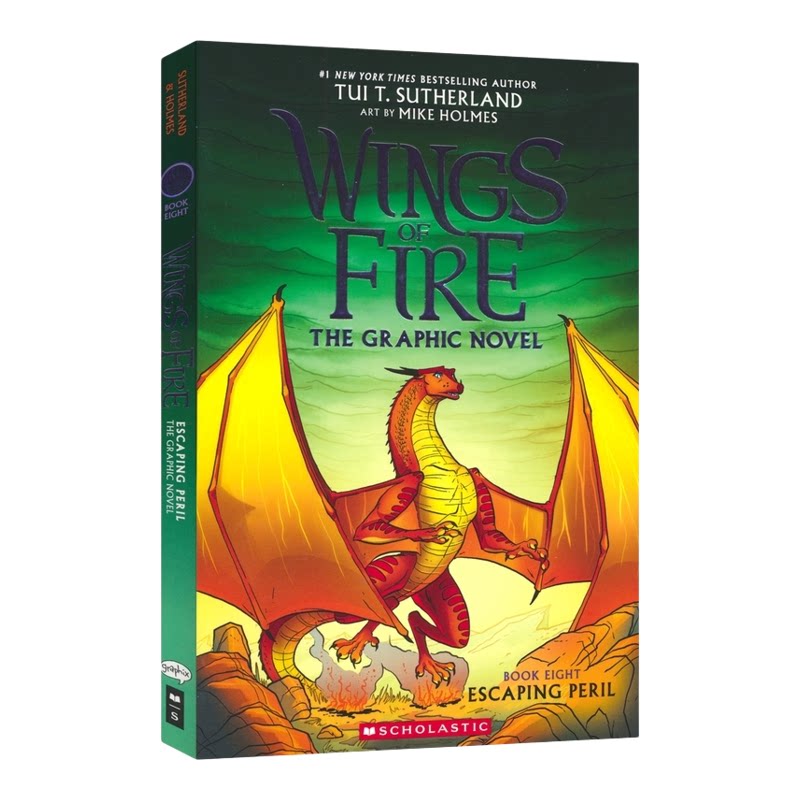 【自营】Wings of Fire 火翼飞龙 Escaping Peril逃离危难 英文原版全彩漫画书 魔法冒险图像小说 9岁+ 纽约时报推荐读物 课外阅读
