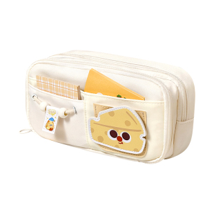 高颜值ins风2025新款可爱笔袋大容量文具袋女孩小学初中生铅笔盒