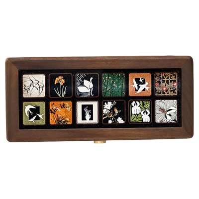 贵重金条，安享精致归处烤花木盒