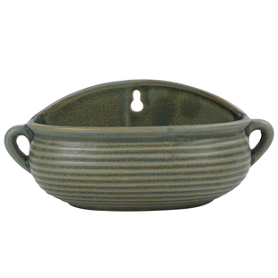 壁挂花盆陶瓷免打孔创意阳台吊盆多肉绿萝悬挂式别墅庭院装饰花器