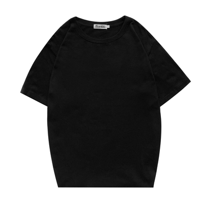 男士纯黑短袖T恤衣服便宜9.9元上班工作耐磨耐脏半袖打底衫上衣服