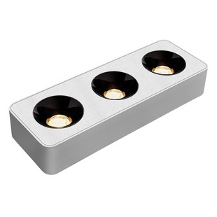 超薄明装射灯单头双头三头免吊顶无主灯客厅卧室吸顶防眩斗胆筒灯